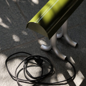Lampe design Anagram Hay verte