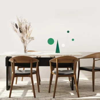 Mobile sur pied Bengal vert Volta Design en vente à L'Objet - Boutique de décoration design à Royan