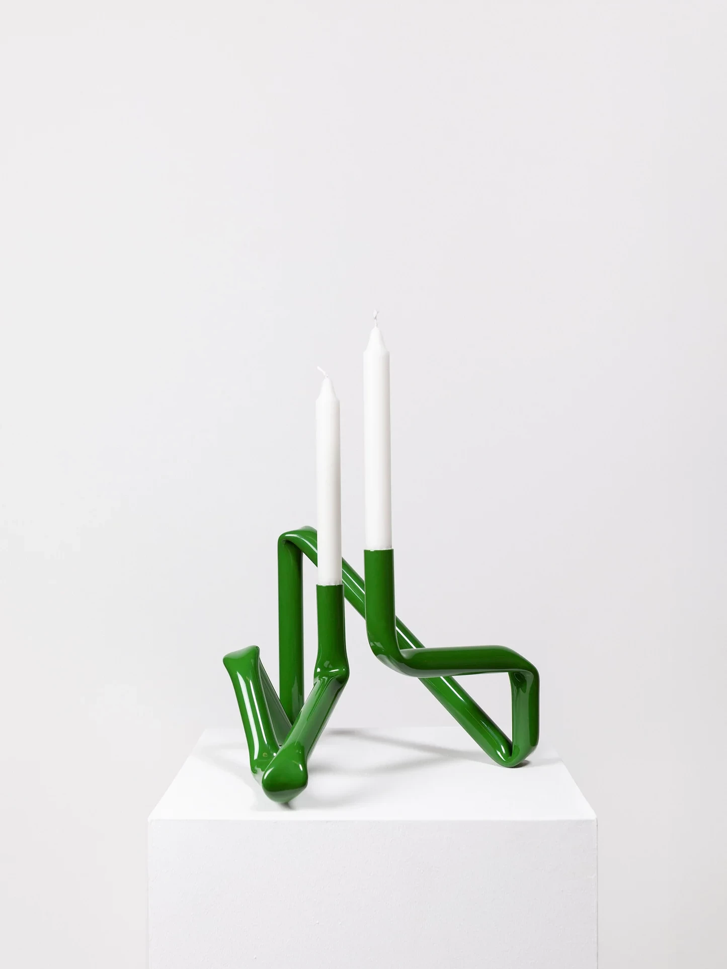 Bougeoir Bucatini vert aot studio objet royan