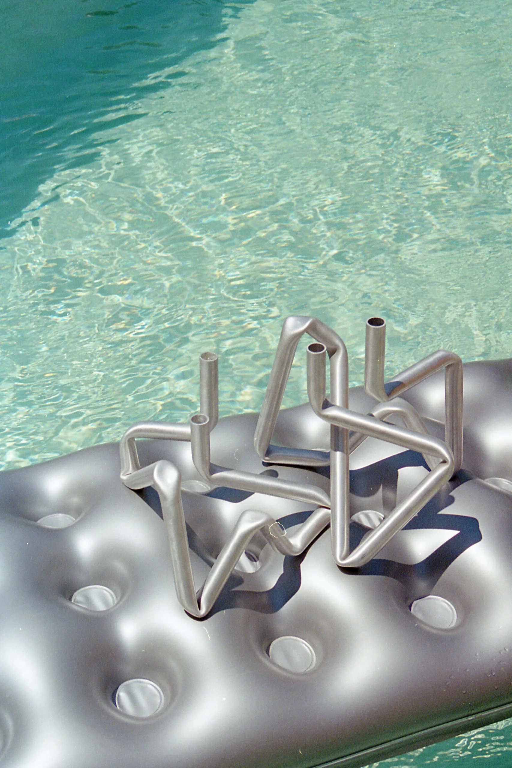 Bougeoir Bucatini aluminium aot studio objet royan