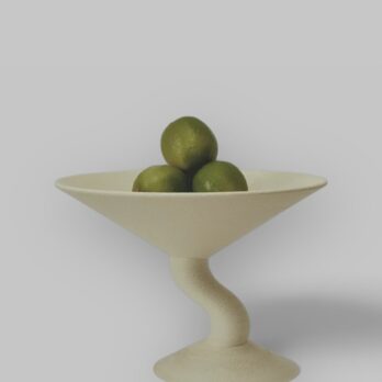 Coupe de fruit Wavy imprimée en 3D par Argot Studio en vente à l'Objet, boutique de décoration à Royan
