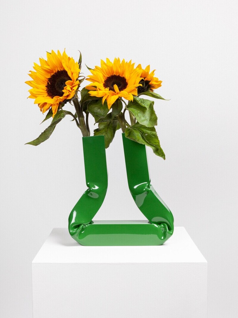 Vase vasi aot studio design objet royan vert main
