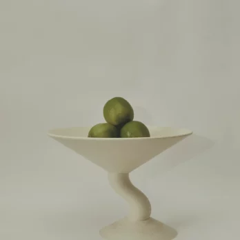 Coupe de fruit Wavy imprimée en 3D par Argot Studio en vente à l'Objet, boutique de décoration à Royan