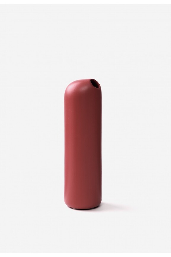 Moustache carafe o rouge terracotta design objet royan