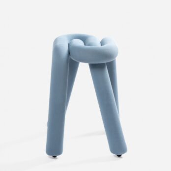 Tabouret Bold bleu ciel Moustache - L'Objet Royan - boutique déco design à Royan