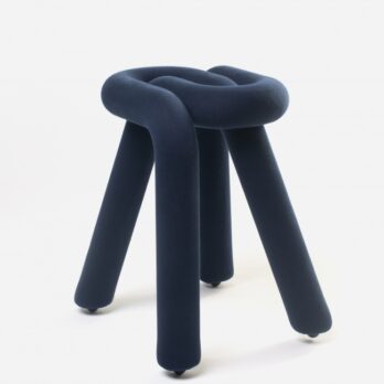 Tabouret Bold bleu Moustache - L'Objet Royan - boutique déco design à Royan