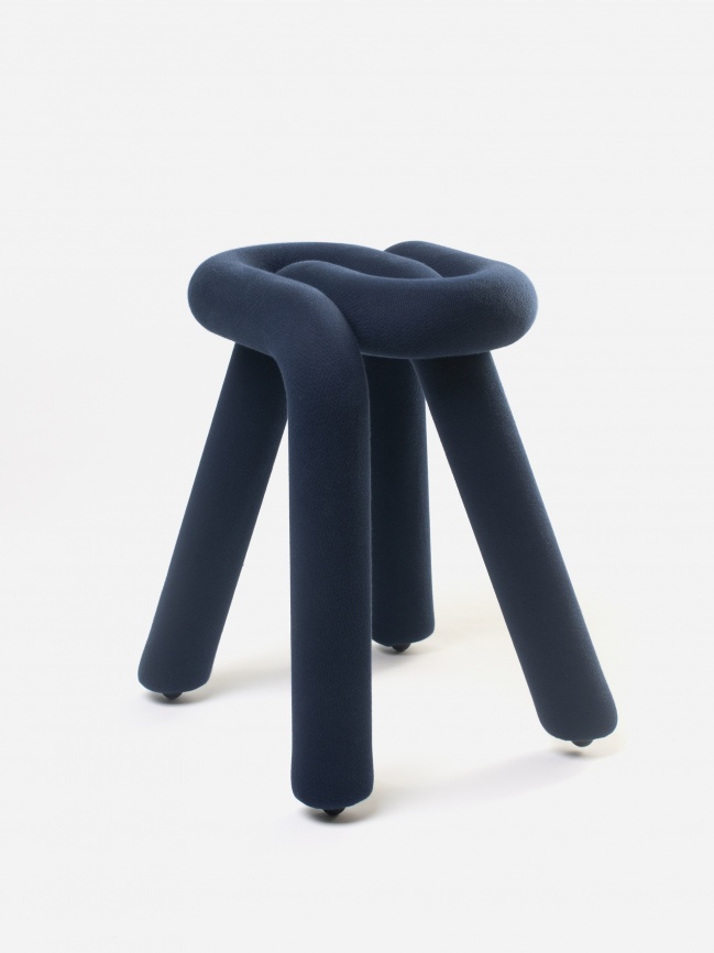 Tabouret Bold bleu Moustache - L'Objet Royan - boutique déco design à Royan