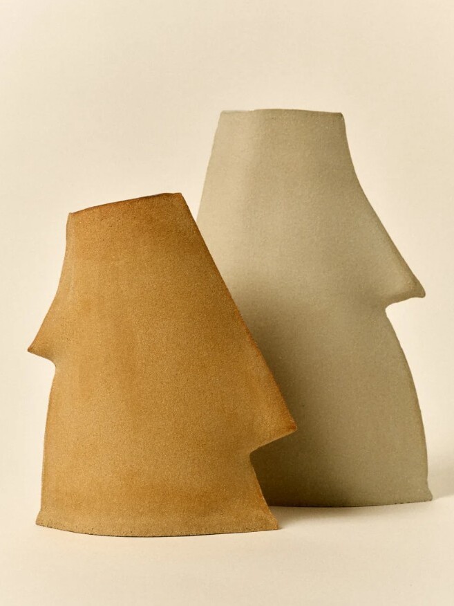 Vase artisanal en grès Guylène Galantine