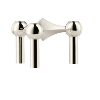 bougeoir stoff nagel single chrome