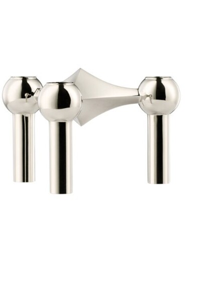 bougeoir stoff nagel single chrome