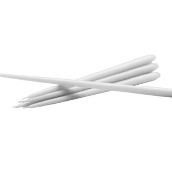 pack de 6 bougies Stoff Nagel blanc