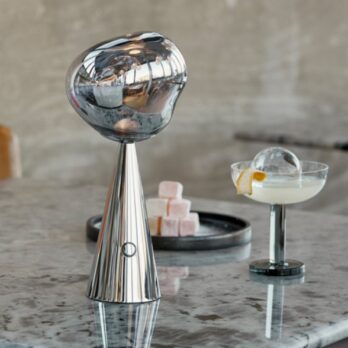 Lampe Melt portable chrome Tom Dixon