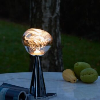 Lampe Melt portable chrome Tom Dixon