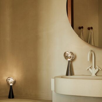 Lampe Melt portable chrome Tom Dixon