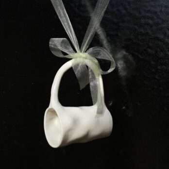 Méga mug Céju en grès blanc l'objet royan