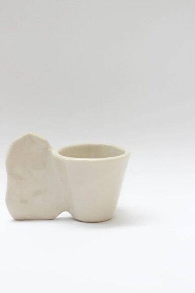 tasse expresso Nabi grès blanc Céju L'objet royan