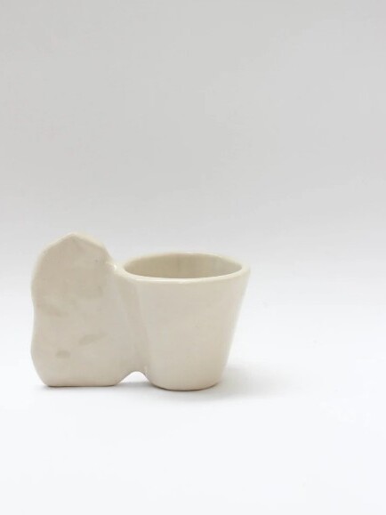 tasse expresso Nabi grès blanc Céju L'objet royan