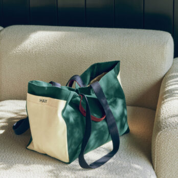 sac weekend Hay vert coton bio - l'objet royan