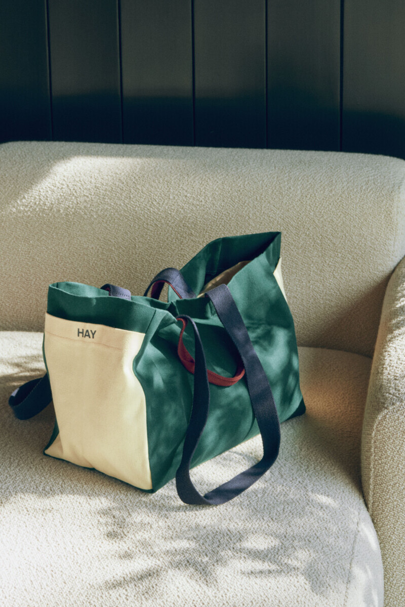 sac weekend Hay vert coton bio - l'objet royan
