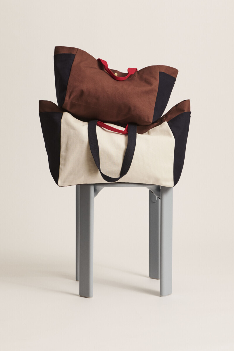 sac weekend Hay crème coton bio - l'objet royan