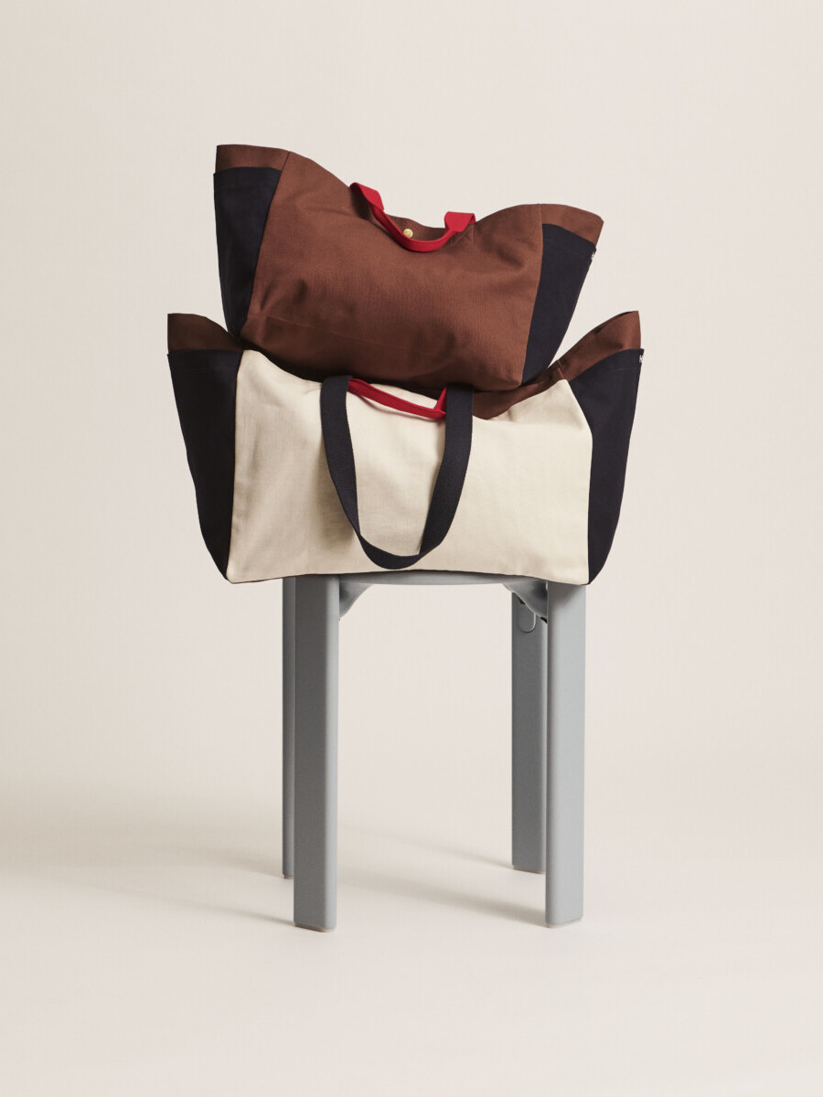sac weekend Hay crème coton bio - l'objet royan
