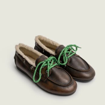 Chaussures bateau Posa cuir | L'Objet Royan