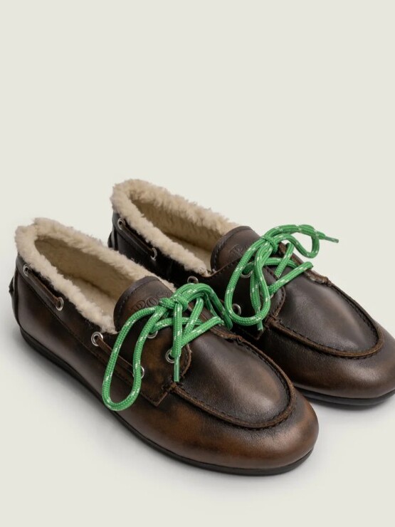 Chaussures bateau Posa cuir | L'Objet Royan