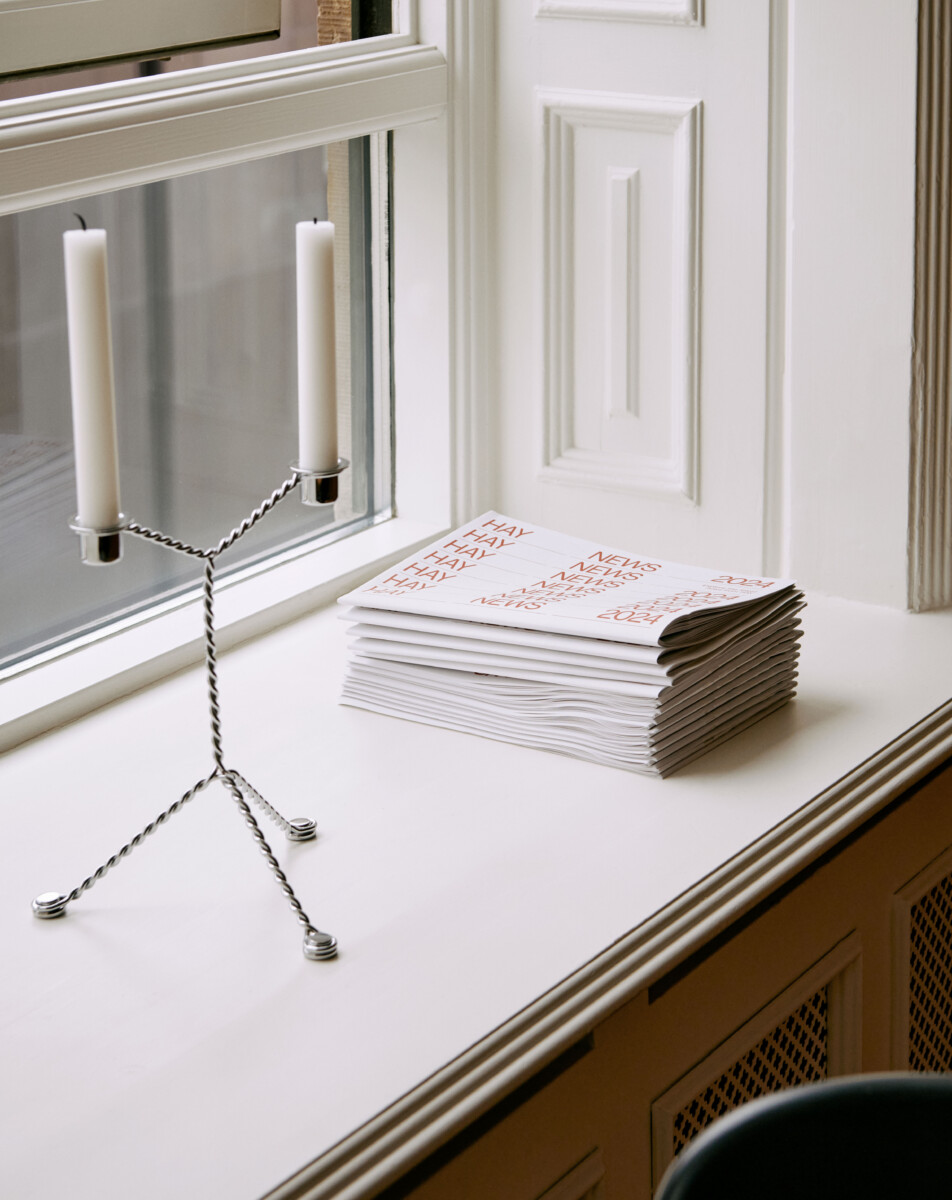 Chandelier Wire Hay métal torsadé chrome