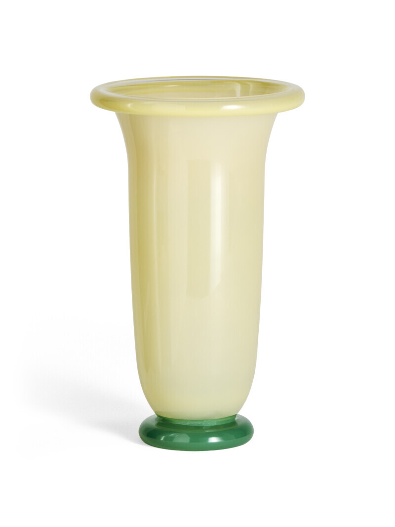 Vase Empire Hay sand & green