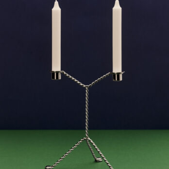 Chandelier Wire Hay métal torsadé chrome