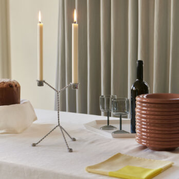 Chandelier Wire Hay métal torsadé chrome